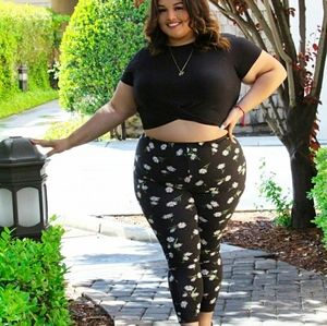 Days off Daisy Print Leggings